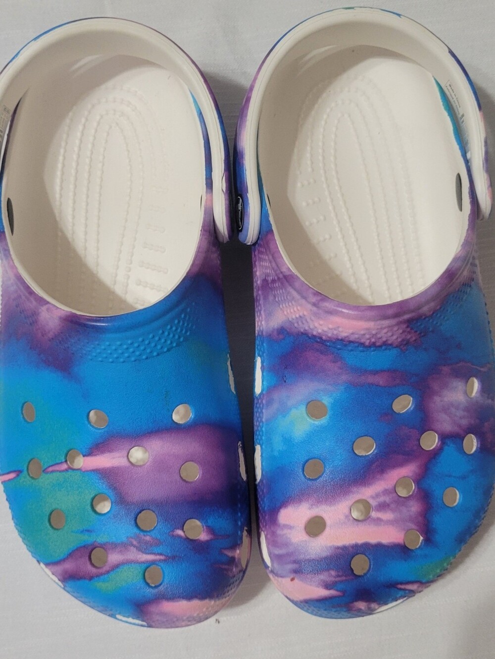 Crocs Out Of This World Clogs- Blue & Purple